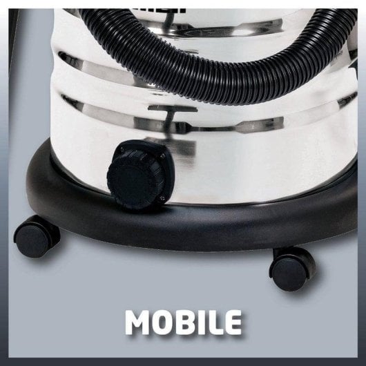 Aspirateur Poussière et Eau Einhell TC-VC 1930 S 1500W 30L Métal Système soufflant