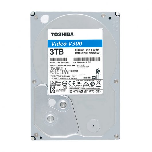 Toshiba V300 VideoStream 3TB 3.5" SATA3