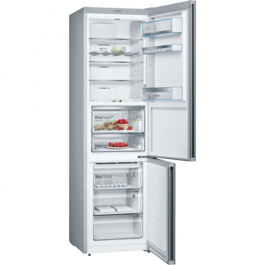 Bosch KGF39SB45 Frigorífico Combi A+++ Cristal Negro