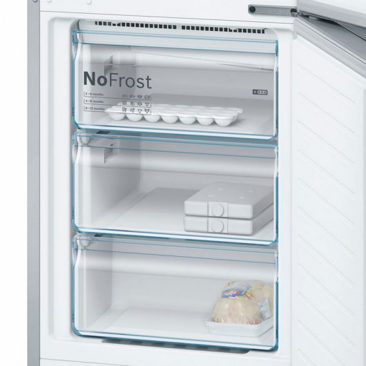 Bosch KGF39SB45 Frigorífico Combi A+++ Cristal Negro