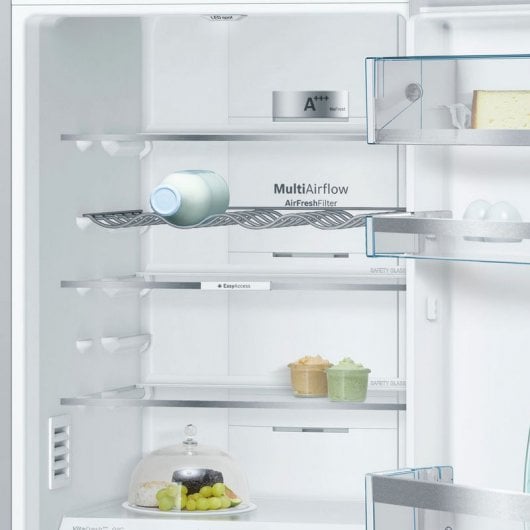 Bosch KGF39SW45 Frigorífico Combi A+++ Cristal Blanco