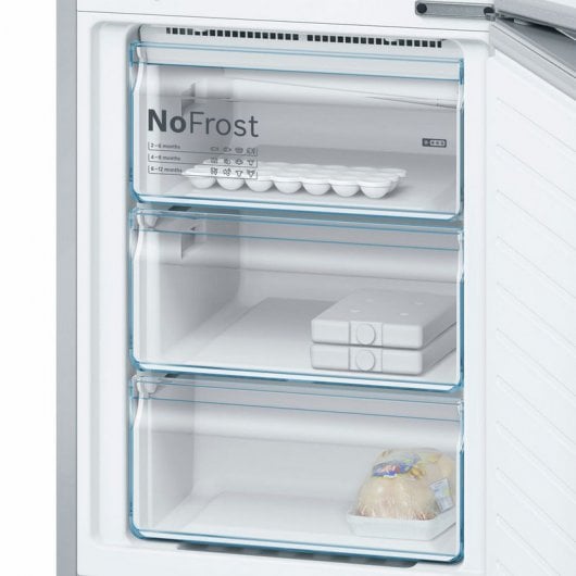 Bosch KGF39SW45 Frigorífico Combi A+++ Cristal Blanco