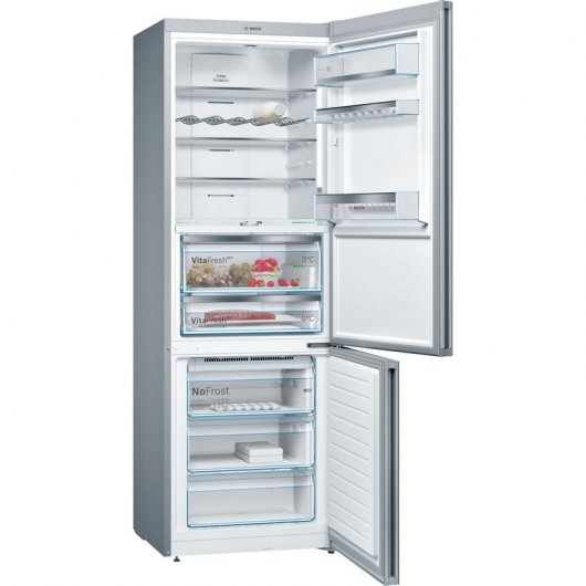 Bosch KGF49SB40 Frigorífico Combi A+++ Cristal Negro