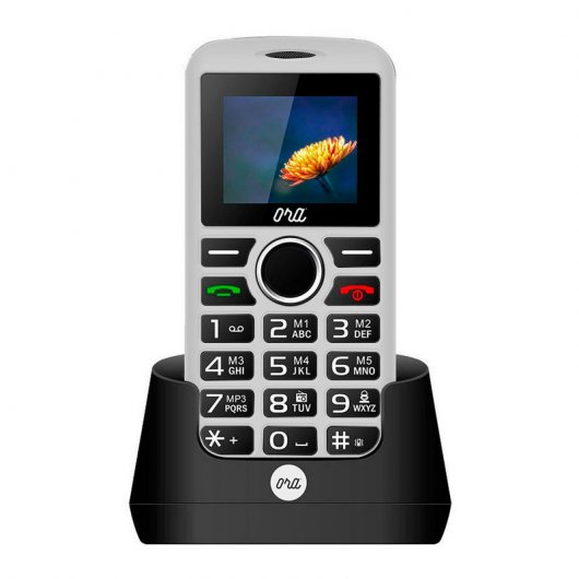 Ora Mira Teléfono para Mayores Blanco