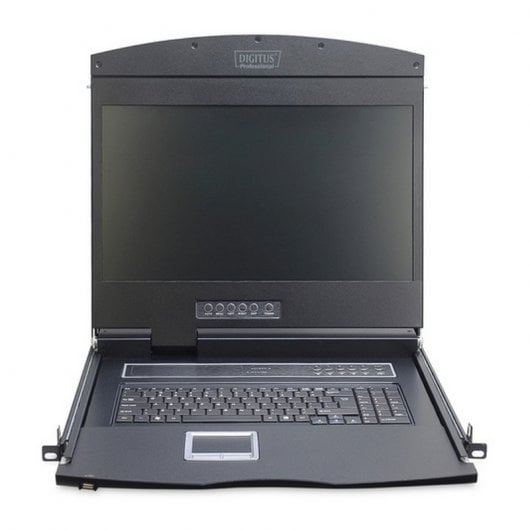 Digitus Consola Modular 19" KVM de 8 Puertos y Panel Táctil