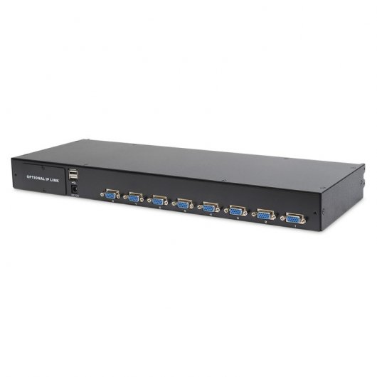 Digitus Consola Modular 19" KVM de 8 Puertos y Panel Táctil