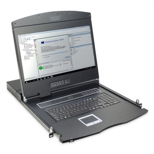 Digitus Consola Modular 19" KVM de 16 Puertos y Panel Táctil