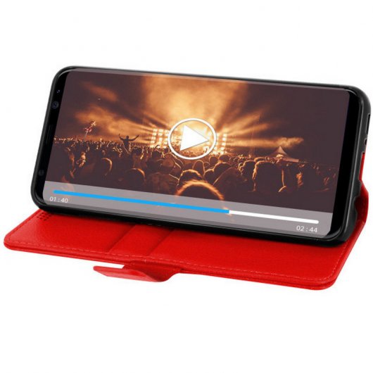 Avizar Funda Billetera Roja para LG G3