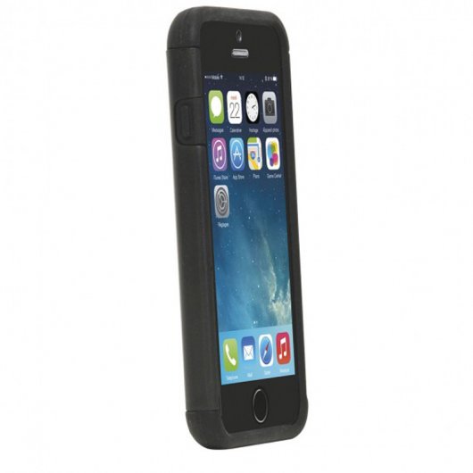 Mobilis Funda Rugorizada Bumper Negra para Apple iPhone 5/5S/SE