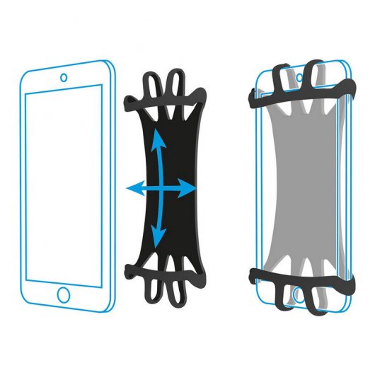 Mobilis Brazalete de Brazo/Muñeca Universal para Smartphones de 4" a 6"
