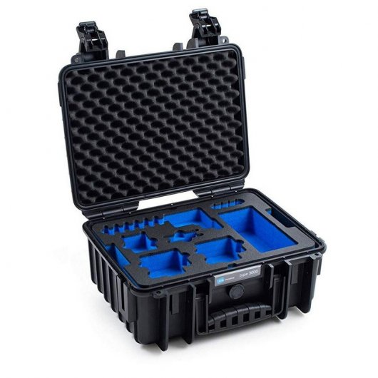 B&W Type 3000B Maleta Negra para GoPro 5/6/7