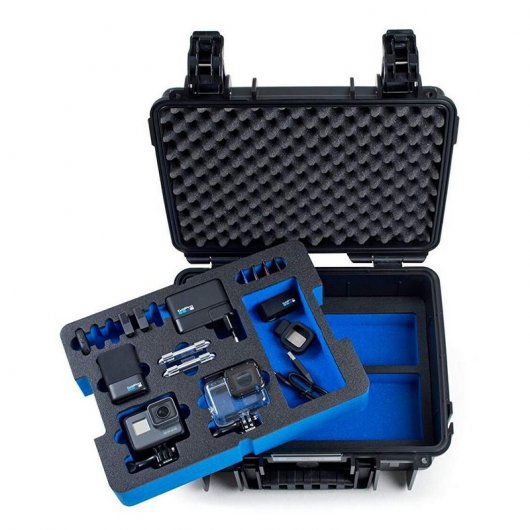 B&W Type 3000B Maleta Negra para GoPro 5/6/7