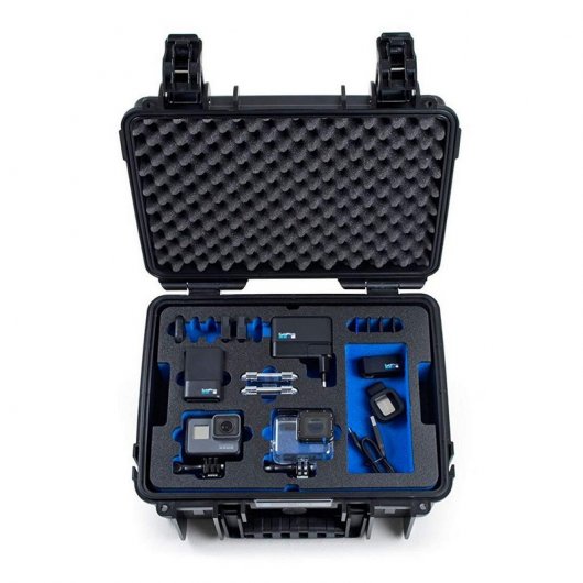 B&W Type 3000B Maleta Negra para GoPro 5/6/7