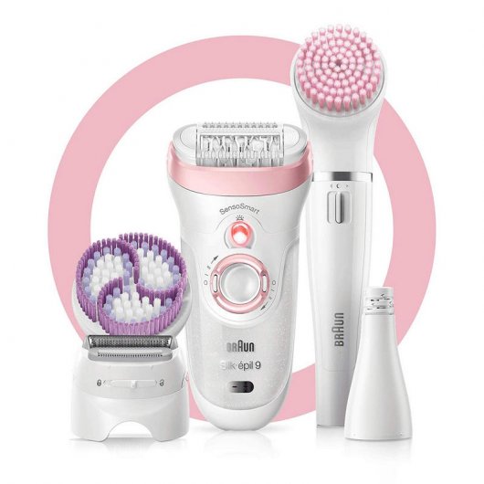 Braun Silk-épil Beauty Set 9 9/975 BS Depiladora Wet & Dry + Braun FaceSpa