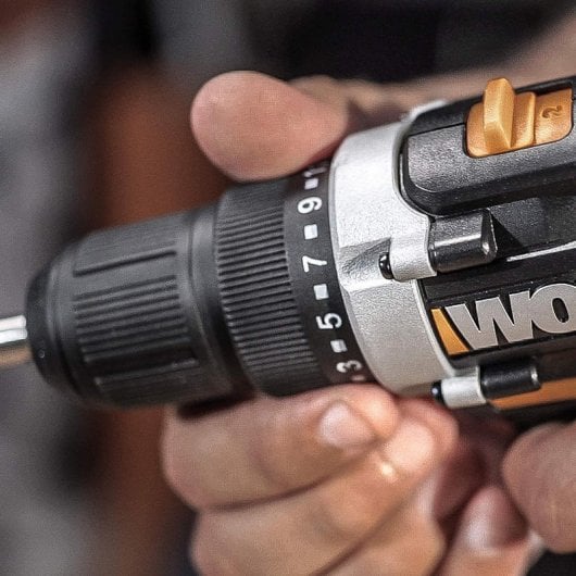 Worx WX128.3 Taladro Atornillador + 2 Baterías 12V