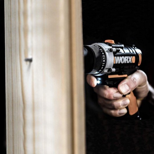 Worx WX128.3 Taladro Atornillador + 2 Baterías 12V