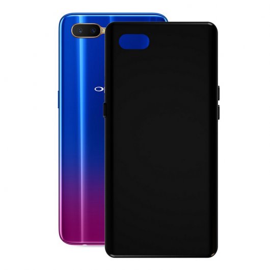 Contact Flex Funda TPU Negra para Oppo RX17 Neo