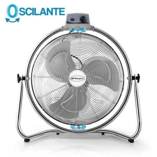 Ventilatore da Pavimento Industriale Orbegozo PWO 1946 130W 45cm 3 Velocità Testa Oscillante