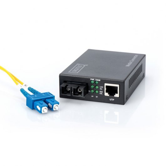 Digitus Convertitore Media Gigabit Ethernet , RJ45 / SC