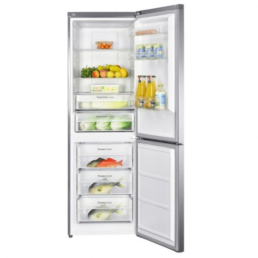 Daewoo RNBH460NPTA Frigorífico Combi A++ Acero Inoxidable