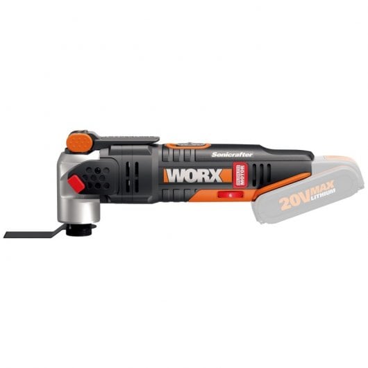 Worx WX693.9 Multiherramienta Sonicrafter Sin Escobillas Hyperlock 20V
