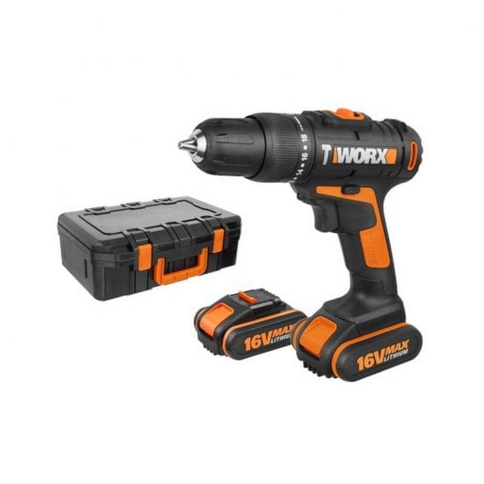 Worx WX 385.1 Berbequim de Impacto + 2 Baterias 16V
