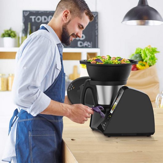 Taurus Mycook Touch Black Edition Robot de Cocina Inteligente Multifunción
