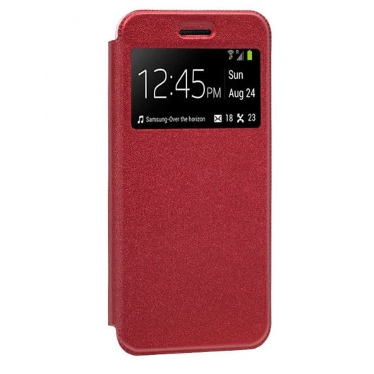 Cool Funda Flip Cover Roja para Xiaomi Redmi Note 7/Note 7 Pro