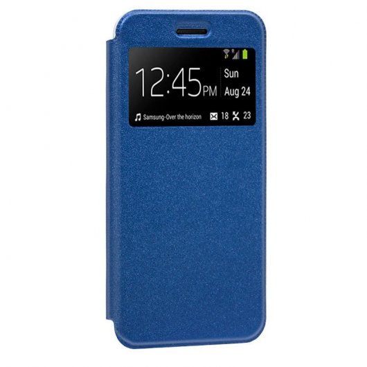 Cool Funda Flip Cover Azul para Xiaomi Redmi Note 7/Note 7 Pro
