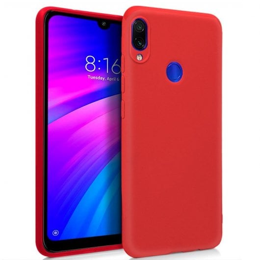 Cool Funda Silicona Roja para Xiaomi Redmi 7