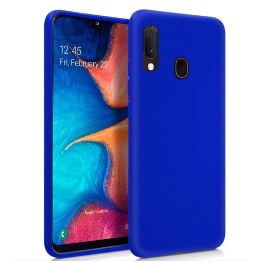 Cool Funda Silicona Azul para Samsung Galaxy A20e