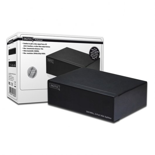 Digitus Separador VGA 500MHz 2 Puertos