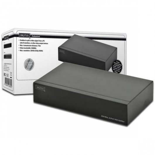 Digitus Separador VGA 350MHz 8 Portas