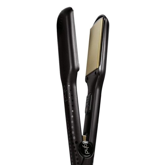 Prancha de Cabelo Profissional Cerâmica ghd Styler Max 185ºC Placas Largas Desligamento Automático Preto