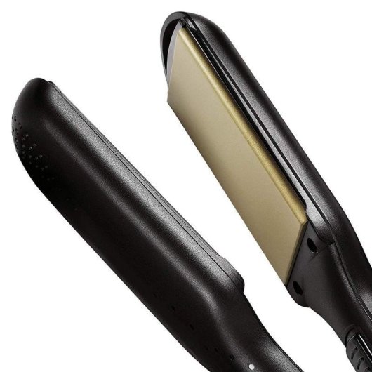 Prancha de Cabelo Profissional Cerâmica ghd Styler Max 185ºC Placas Largas Desligamento Automático Preto