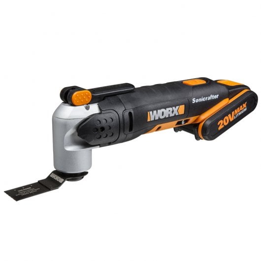 Worx WX678 Multiherramienta Sonicrafter Hyperlock 20V 2.0Ah + Maletín