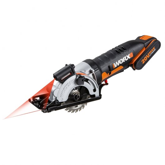 Worx WX523 Sierra Circular Worxsaw 27mm 20V 2.0Ah + Maletín