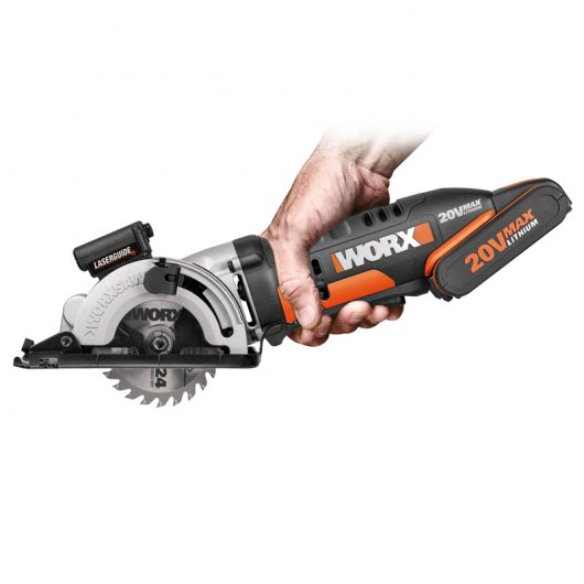 Worx WX523 Sierra Circular Worxsaw 27mm 20V 2.0Ah + Maletín