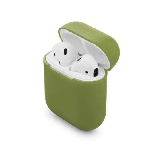 Unotec Funda Silicona Verde para Apple AirPods