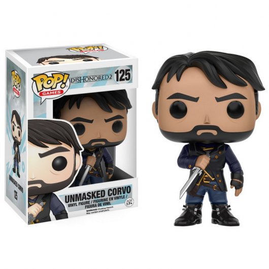 Figurine Funko Pop Dishonored 2 Corvo Sans Masque Vinyle 9 cm