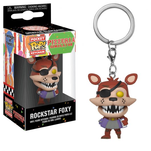 Funko Pop Five Nights at Freddy's Llavero Rockstar Foxy
