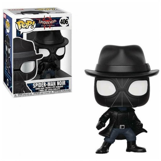 Funko Pop Spider-Man Negro con Cabeza Oscilante