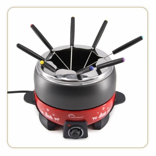 Fondue Little Balance 8689 800W 2L 8 personnes Noir Rouge