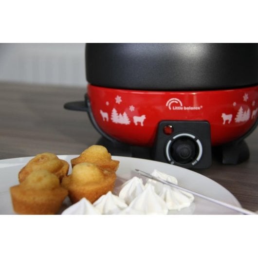 Fondue Little Balance 8689 800W 2L 8 personnes Noir Rouge