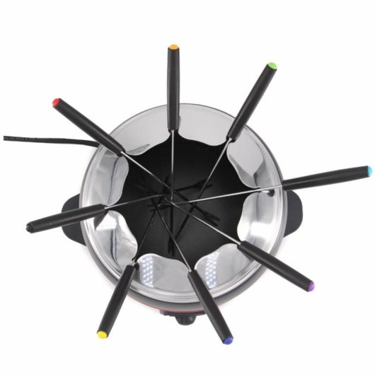 Fondue Little Balance 8689 800W 2L 8 personnes Noir Rouge