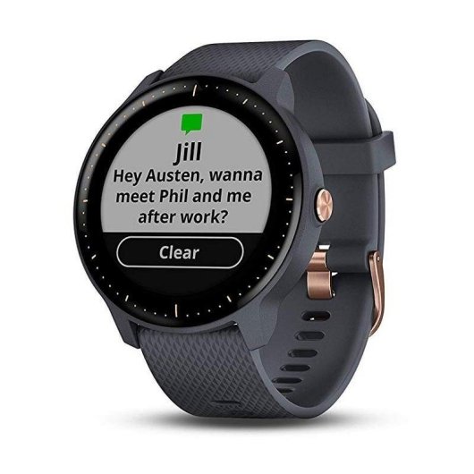 Garmin Vivoactive 3 Music Azul Granito/Oro Rosa