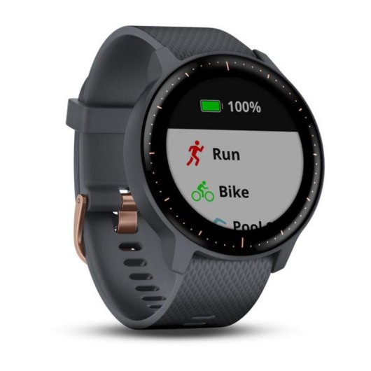 Garmin Vivoactive 3 Music Azul Granito/Oro Rosa