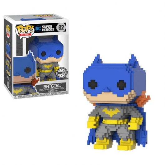Funko Pop DC Super Heroes Classic Batgirl 8-Bit Limitierte Auflage Blau
