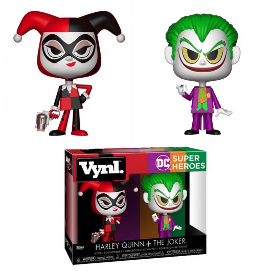 Funko Vynl DC Superhéroes Pack 2 Harley Quinn & The Joker