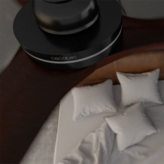 Cecotec ForceSilence Aero 580 Ventilador de Techo con Mando 75W Nogal